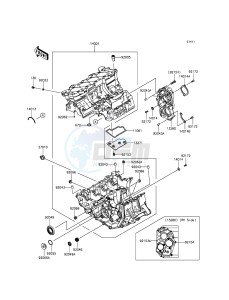 NINJA_ZX-6R ZX636EEF FR GB XX (EU ME A(FRICA) drawing Crankcase