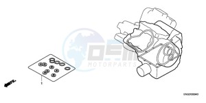 VT750C9 Ireland - (EK / MK) drawing GASKET KIT B