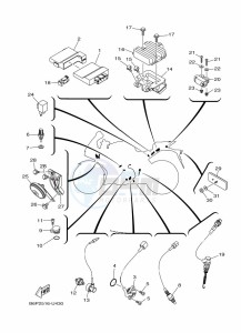 YZF320-A YZF-R3 (B7PD) drawing ELECTRICAL 2