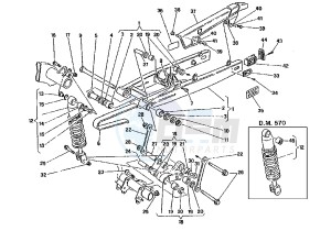 RIVER 500 drawing SWINGARM