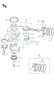 DF 300AP drawing Crankshaft