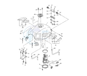 XJ6-N 600 drawing FUEL TANK 20SB-SC