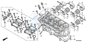 CBF1000T9 F / ABS CMF drawing CYLINDER HEAD