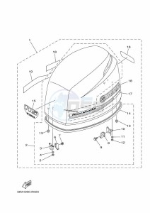 F115AETL drawing FAIRING-UPPER