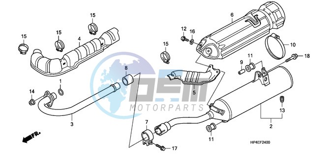 EXHAUST MUFFLER