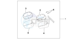 NT650V drawing BIG SADDLEBAG LID