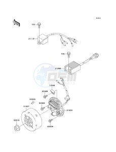 KDX 220 A [KDX220R] (A9) [KDX220R] drawing GENERATOR