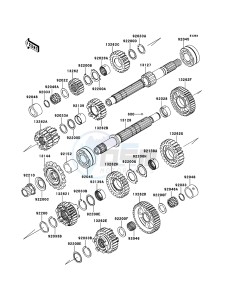 Z1000SX ZX1000GBF FR GB XX (EU ME A(FRICA) drawing Transmission