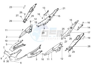 Runner 50 SP Race drawing Side cover - Spoiler