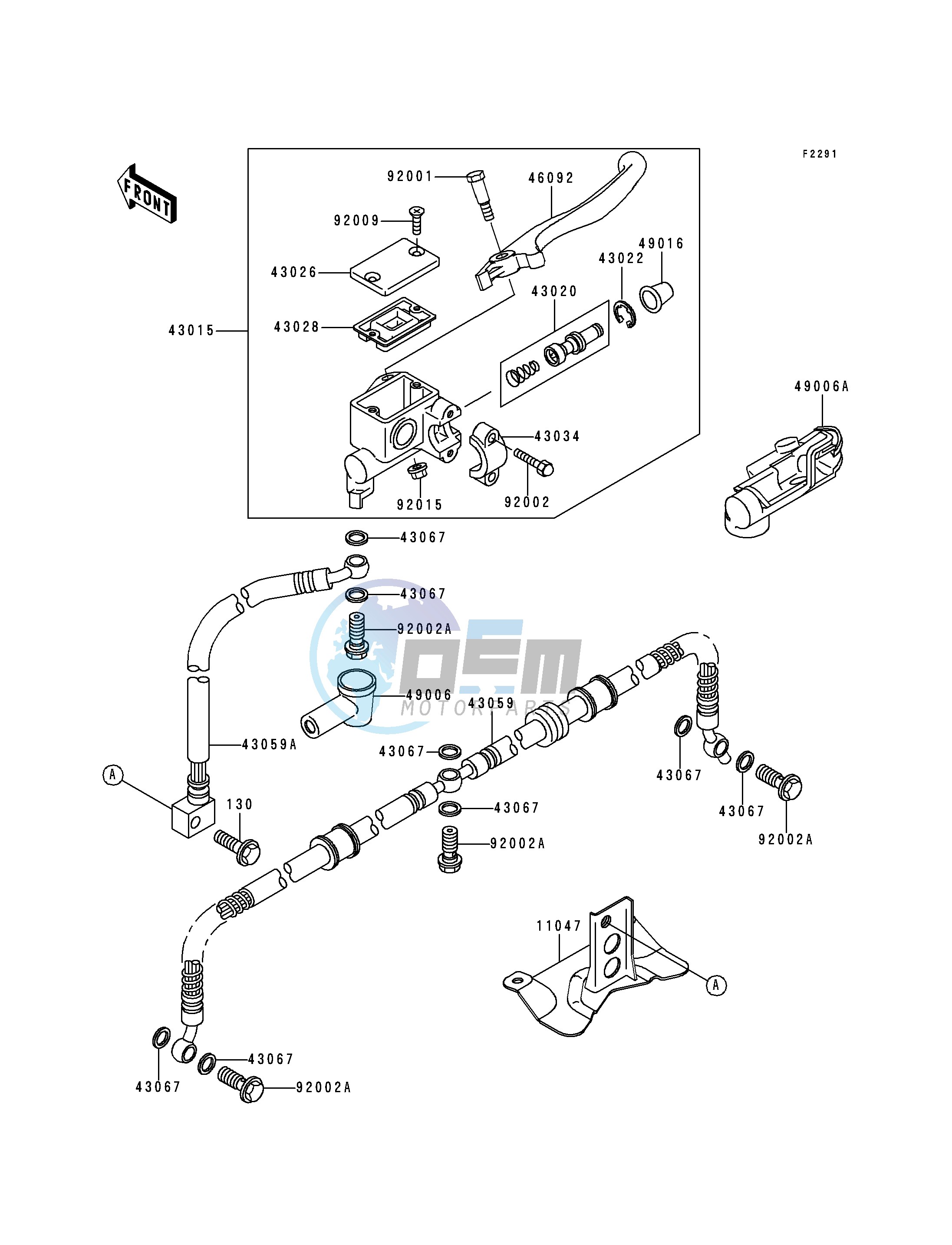 FRONT MASTER CYLINDER