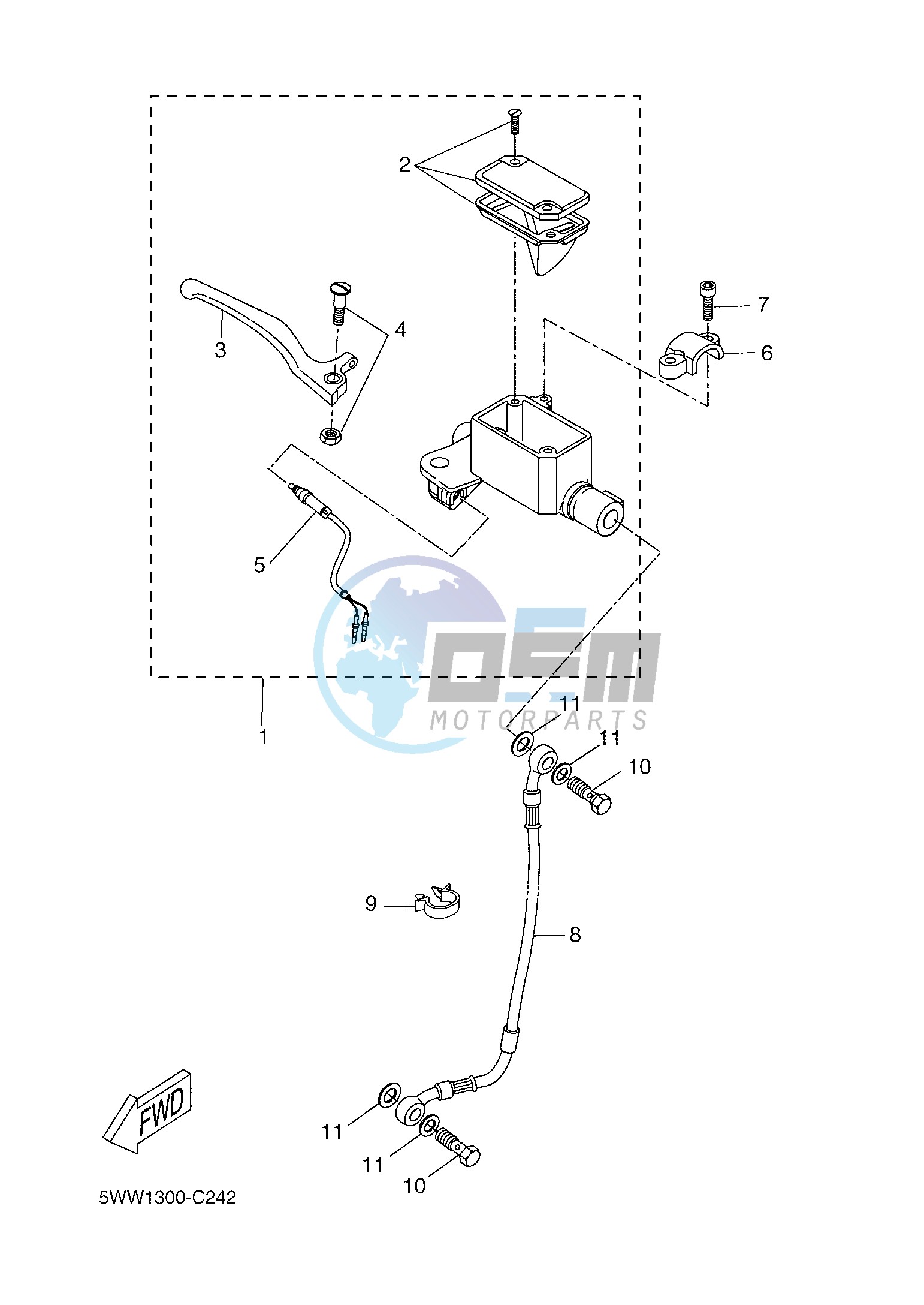 FRONT MASTER CYLINDER