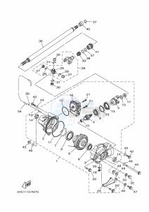 YXZ1000ETS YXZ10YESKS (B5H3) drawing FRONT DIFFERENTIAL