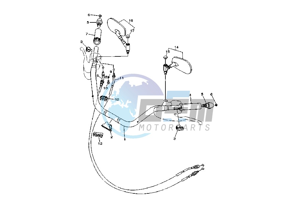 STEERING HANDLE- CABLE