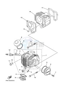 TT-R50E (BEG7) drawing CYLINDER HEAD