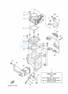 F250TUR-2012 drawing THROTTLE-BODY