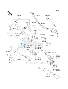 VN 1700 A [VULCAN 1700 VOYAGER] (9FA) A9F drawing MUFFLER-- S- -