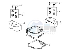 HUSKY 125 drawing CYLINDER HEAD COVER