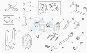 Breva V 1100 IE IE drawing Specific tools I