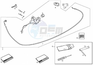 ATLANTIS BULLET - 50 cc VTHAL1AE2 Euro 2 2T AC CAN drawing Lock hardware kit (Positions)