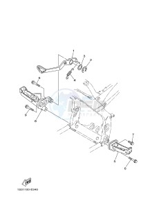 YFM700R YFM7RSEB RAPTOR 700 SPECIAL EDITION (1ASH 1ASJ 1ASG) drawing STAND & FOOTREST