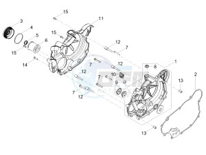 TUONO 125 4T E4 ABS (APAC) drawing Clutch cover