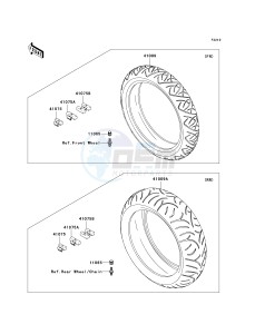 ZG 1400 A [CONCOURS 14 ABS] (8F-9F) A8F drawing TIRES