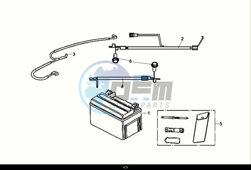 BATTERY - TOOL BOX