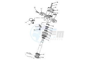 TDM 850 drawing STEERING