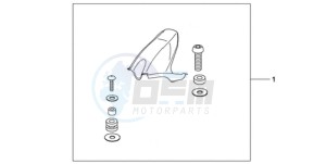 CBR1000RA9 KO / ABS HRC MME drawing CARBON FIBER HUGGER