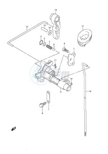 DF 9.9A drawing Clutch Rod w/Remote Control