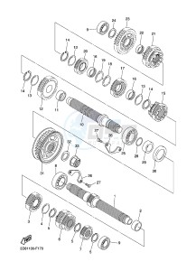 XVS1300A MIDNIGHT STAR (11C7) drawing TRANSMISSION