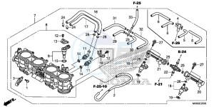 CBR1000SAG CBR1000 ED drawing THROTTLE BODY