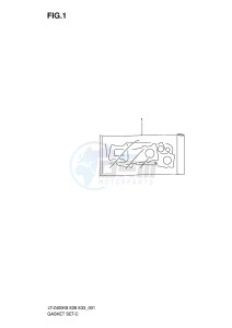 LT-Z400 (E28-E33) drawing GASKET SET