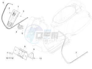 GTS Super 150 ie 4T 3V (APAC) (Au, Ex, Jp, Ri, T, V) drawing Front shield