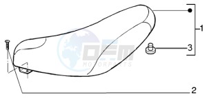 Runner 200 VXR 4t drawing Saddle