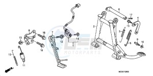 ST1300AE Pan Europoean - ST1300 UK - (E) drawing STAND