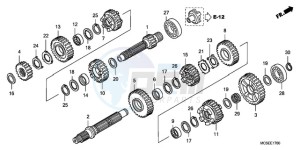 ST1300A9 CH / ABS MME - (CH / ABS MME) drawing TRANSMISSION