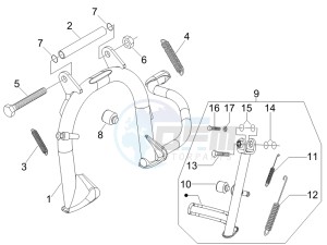 Runner 125 VX 4t e3 serie Speciale drawing Stand