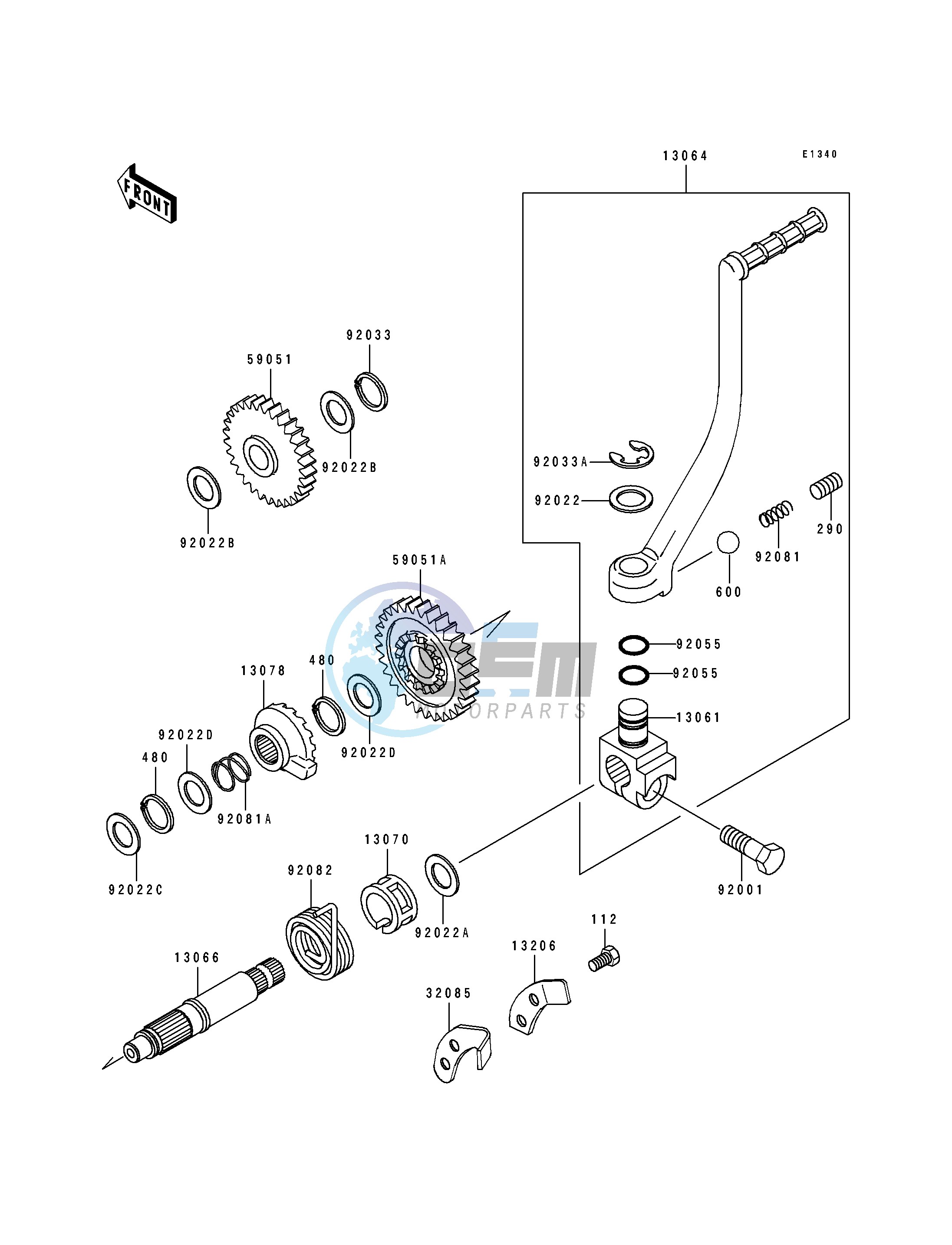 KICKSTARTER MECHANISM