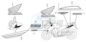 CBF600N drawing MARK