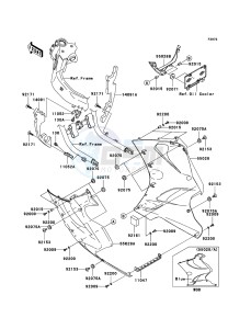 ZZR1200 ZX1200-C4H XX (EU ME A(FRICA) drawing Cowling Lowers