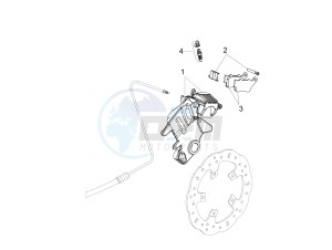 DORSODURO 900 E4 ABS (APAC) drawing Rear brake caliper