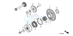 CBR1000RR9 KO / HRC MK drawing STARTING CLUTCH