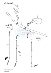 VZR1800BZ BOULEVARD EU drawing HANDLEBAR