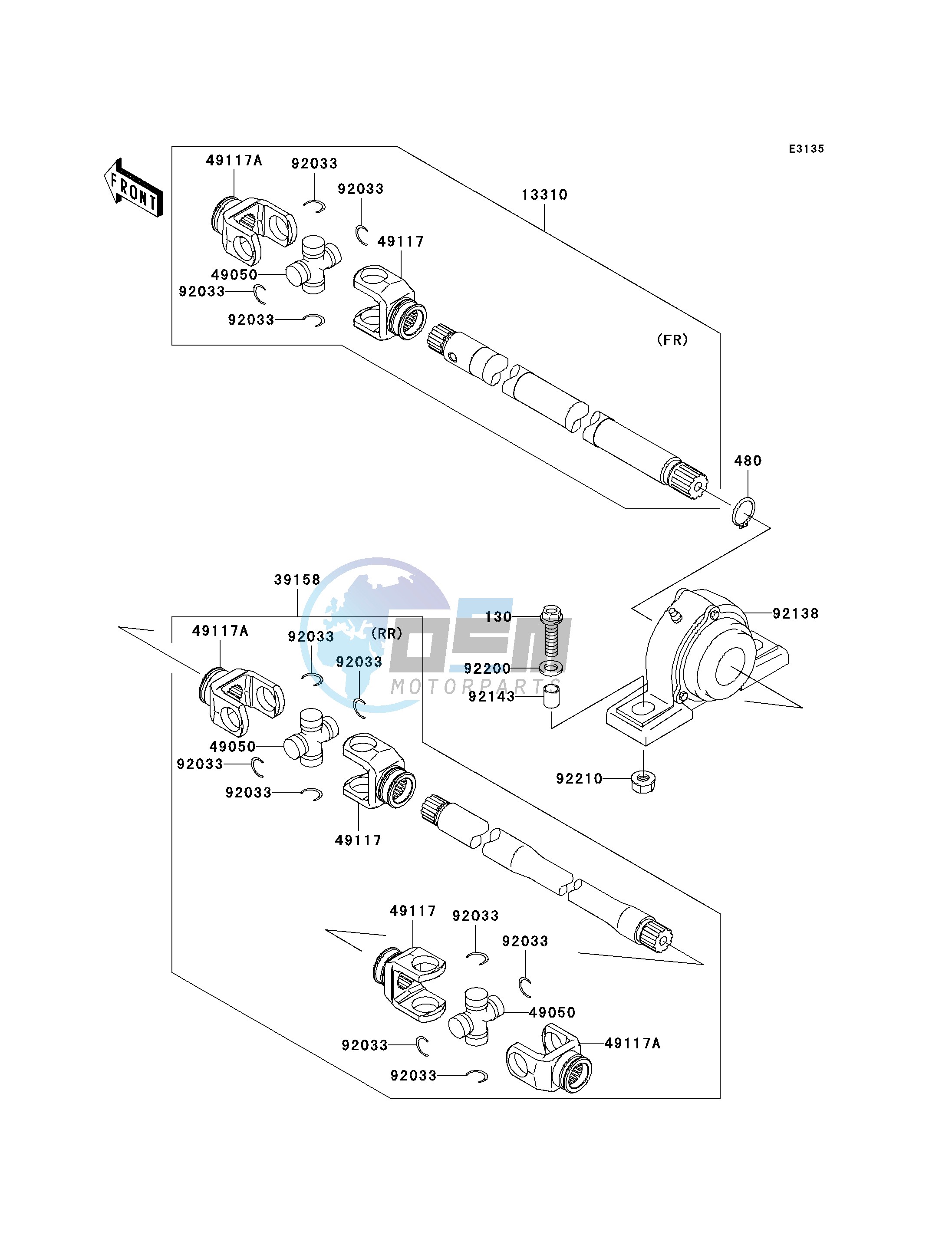 DRIVE SHAFT-PROPELLER