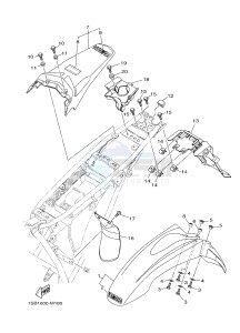 XTZ125E (1SBB) drawing FENDER