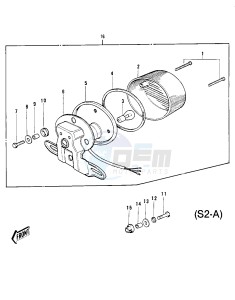 S2 A [MACH II] (-A) 350 [MACH II] drawing TAILLIGHT -- S2-A- -