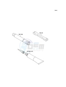 KX250F KX250ZEF EU drawing Owner's Tools