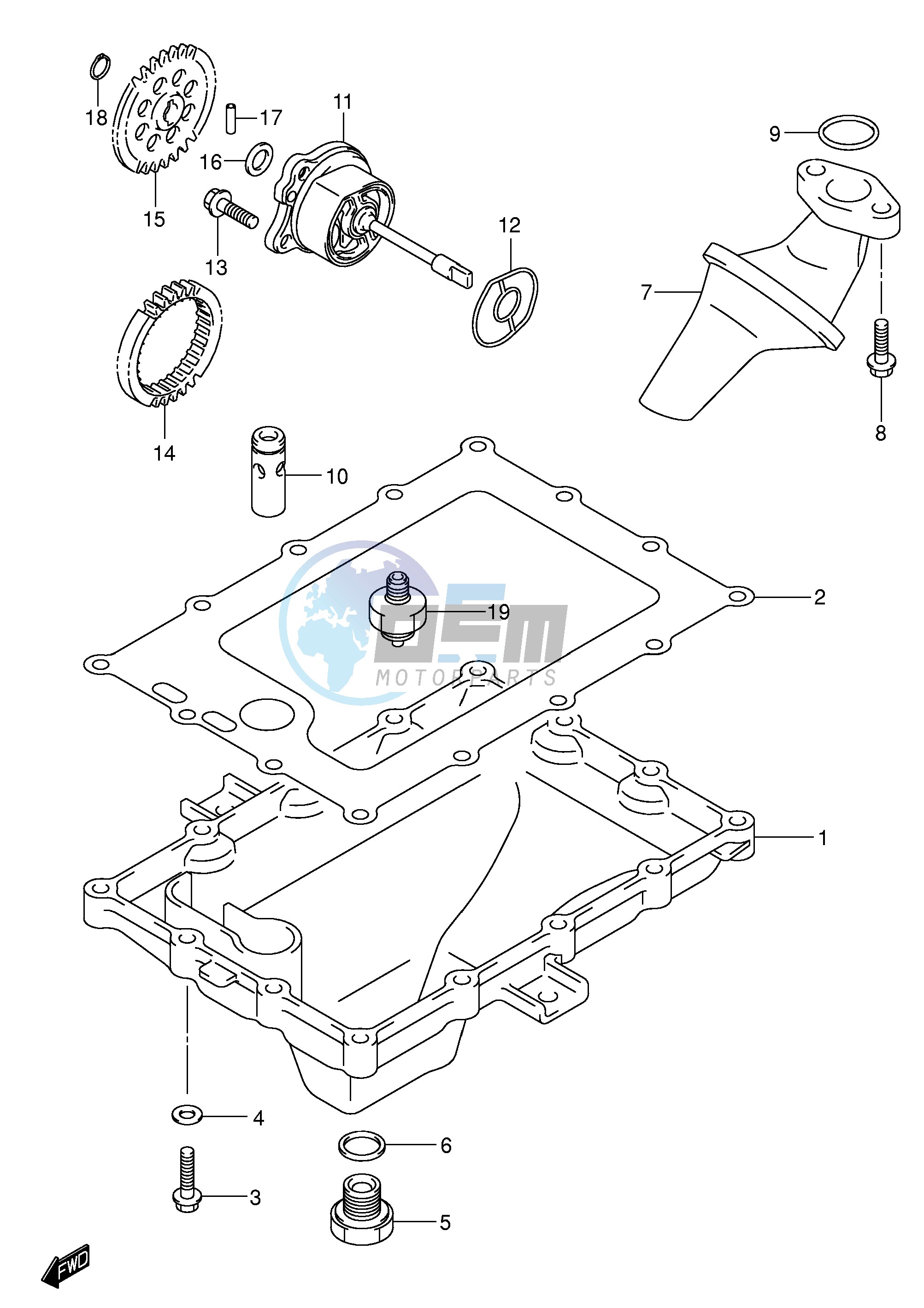 OIL PAN - OIL PUMP