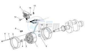 V7 CafÃ¨ 750 drawing Generator - Regulator